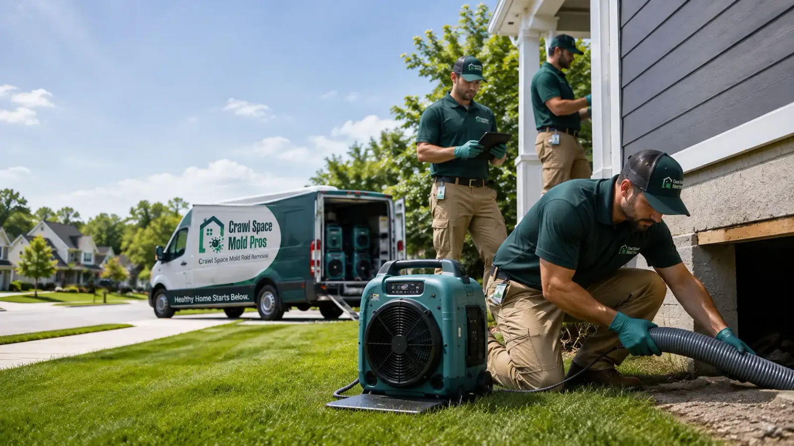 Crawl Space Mold Removal in Wallace, SD